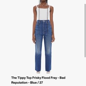 Mother high rise jeans